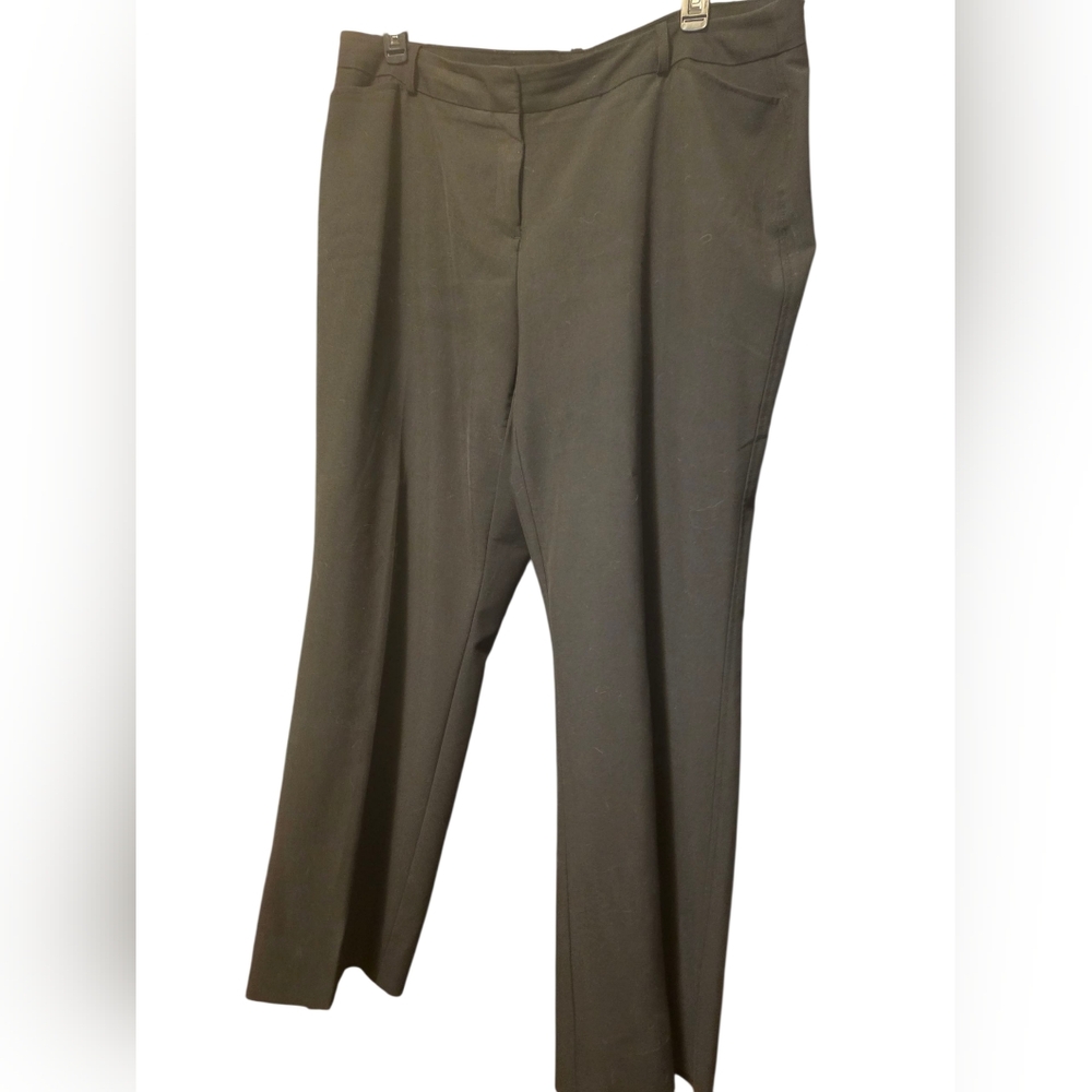 20W Worthington Women's Modern Fit Black Trousers